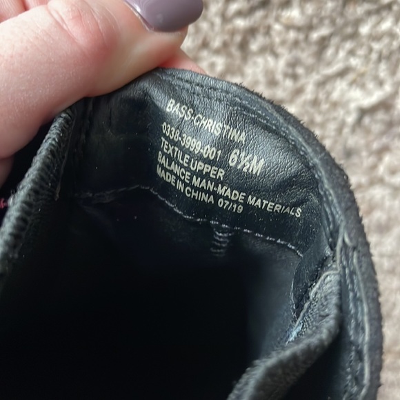 GH BASS black suede ankle booties - Picture 5 of 6